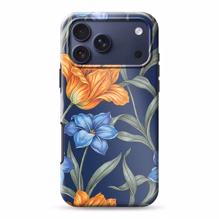 Telefoonhoesje Toughcase - Bloemen - Botanisch - Patroon — 1