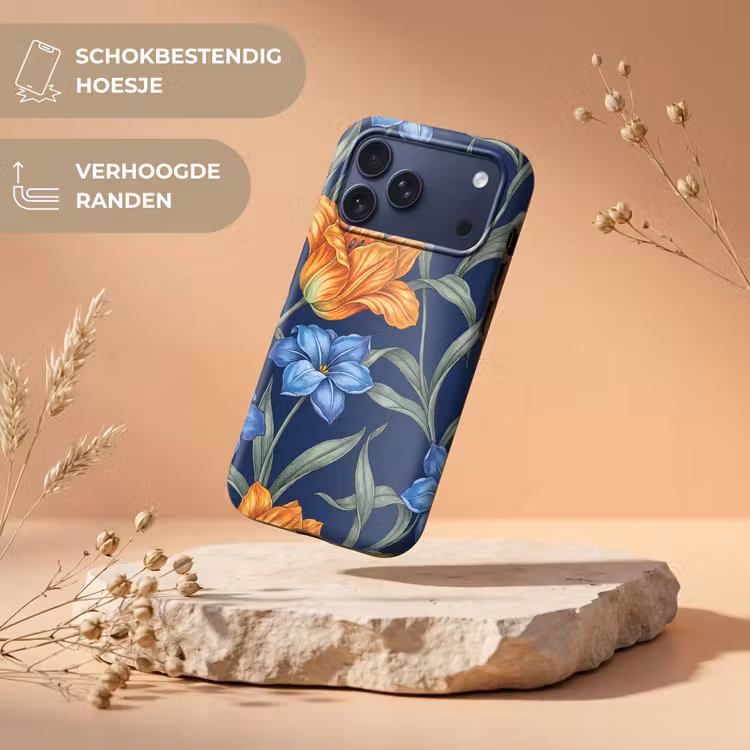 Telefoonhoesje Toughcase - Bloemen - Botanisch - Patroon — 5