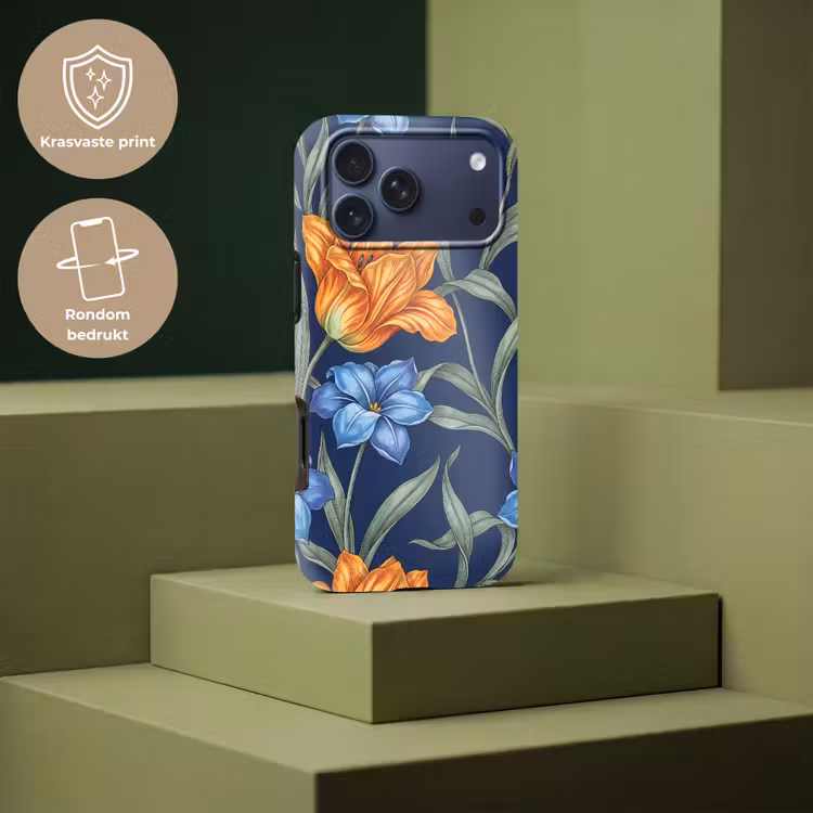 Telefoonhoesje Toughcase - Bloemen - Botanisch - Patroon — 7