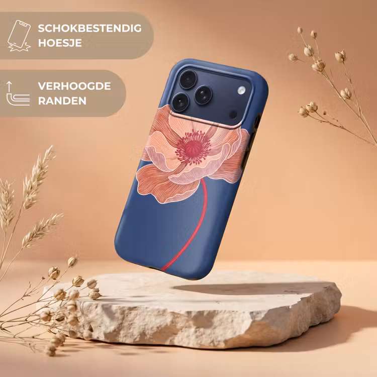 Telefoonhoesje Toughcase - Bloemen - Modern - Abstract — 5