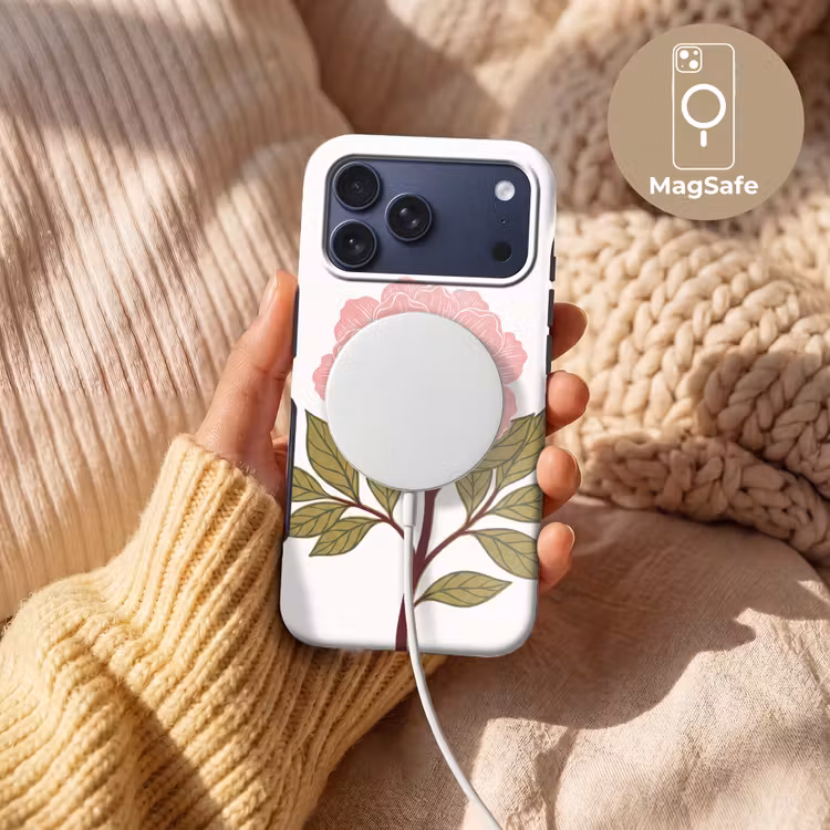 Telefoonhoesje Toughcase - Bloemen - Roze - Illustratie — 8