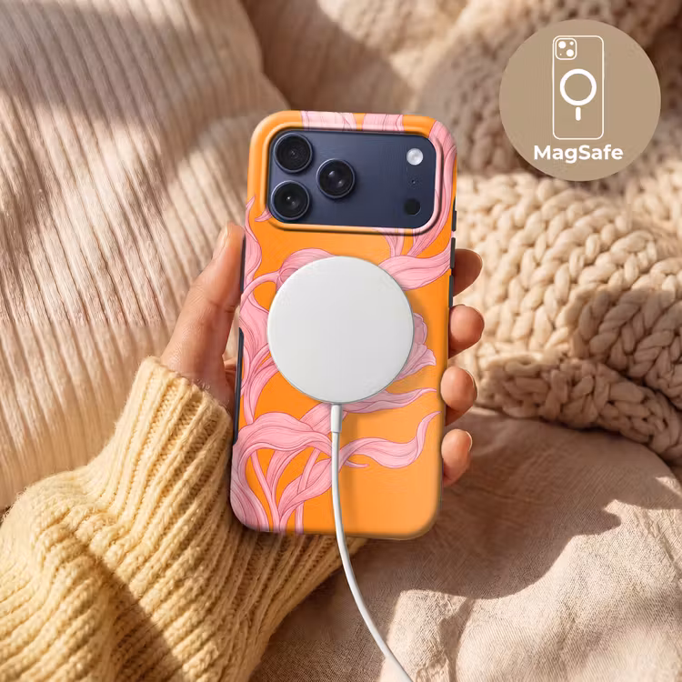 Telefoonhoesje Toughcase - Roze bloemen - Modern — 8