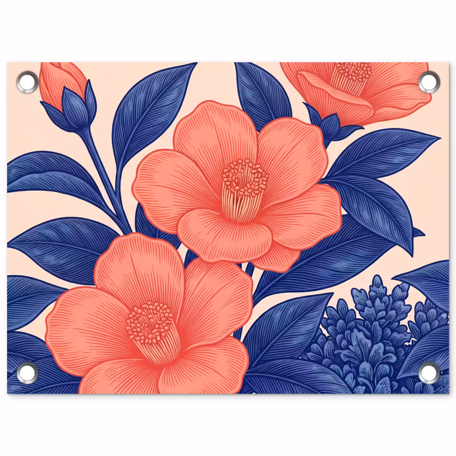 Tuinposter - Bloemen - Bladeren - Botanisch — 1