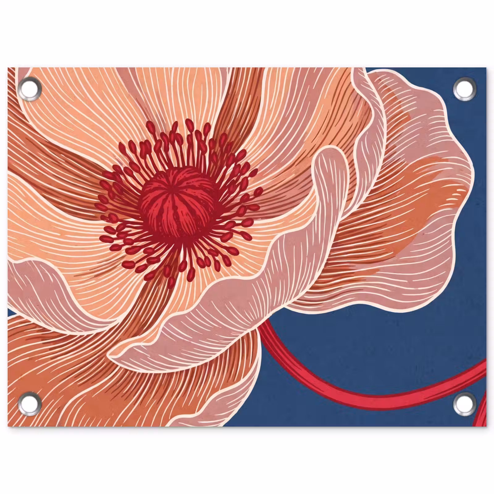Tuinposter - Bloemen - Modern - Abstract — 1