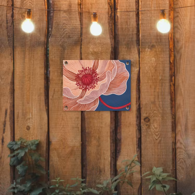 Tuinposter - Bloemen - Modern - Abstract — 2