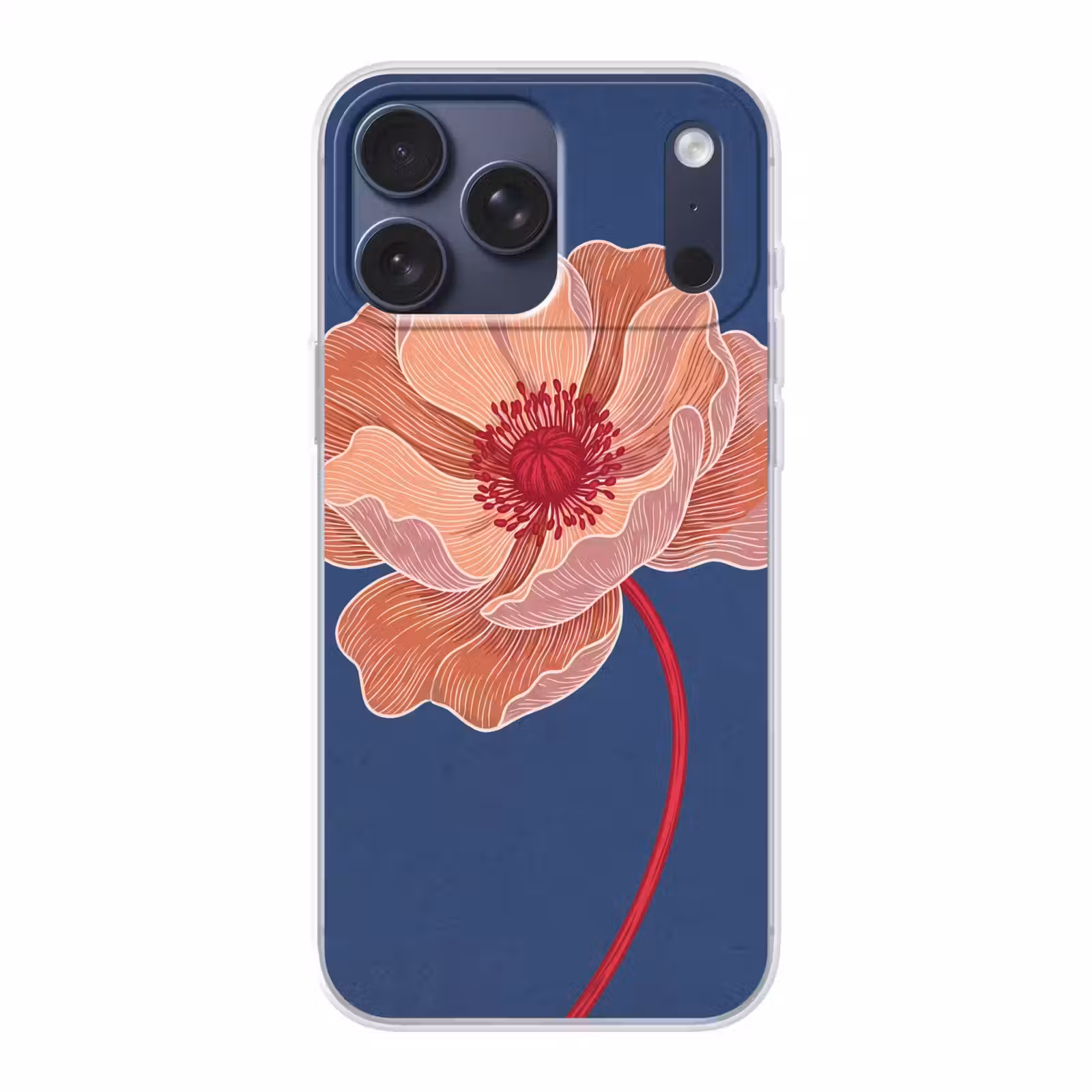 Telefoonhoesje Softcase - Bloemen - Modern - Abstract — 1