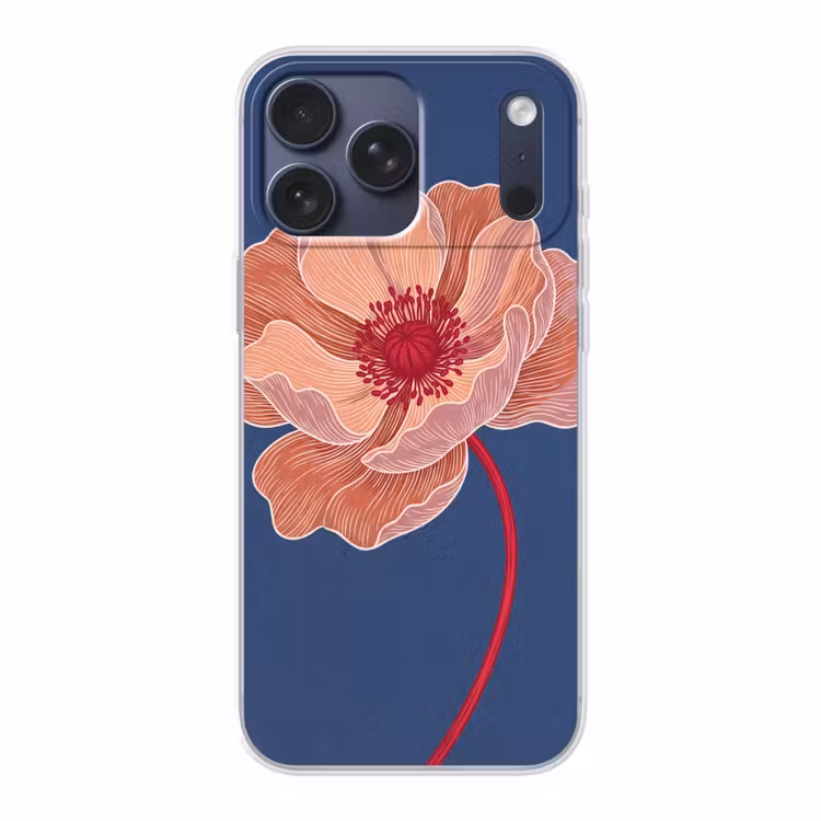 Telefoonhoesje Softcase - Bloemen - Modern - Abstract — 1