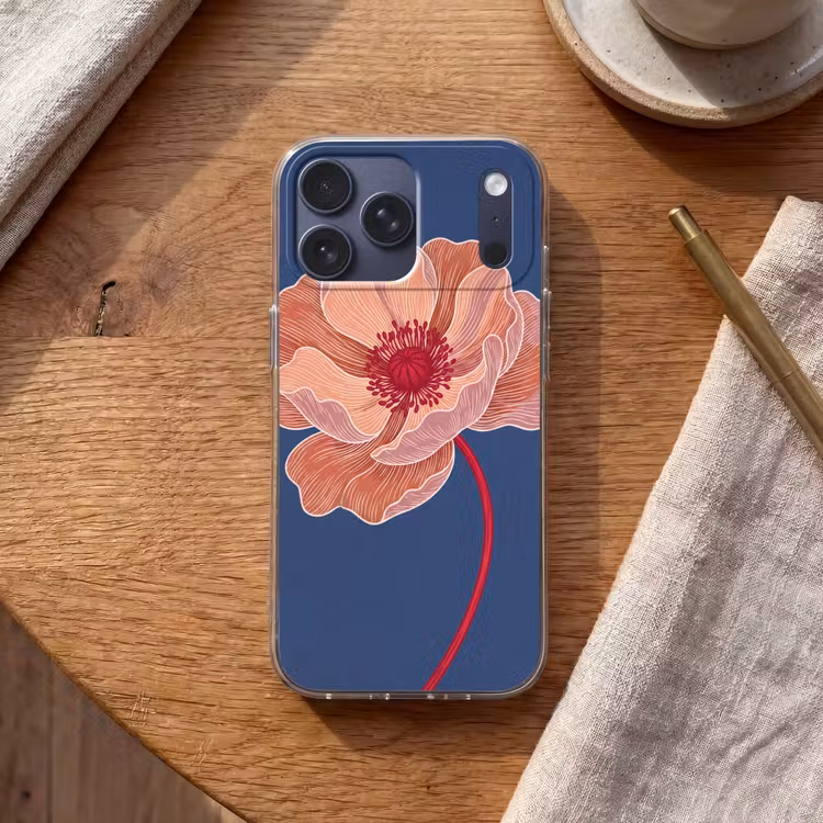 Telefoonhoesje Softcase - Bloemen - Modern - Abstract — 2