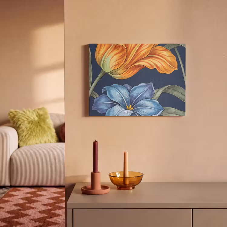 Akoestisch schilderij - Bloemen - Botanisch - Patroon — 2