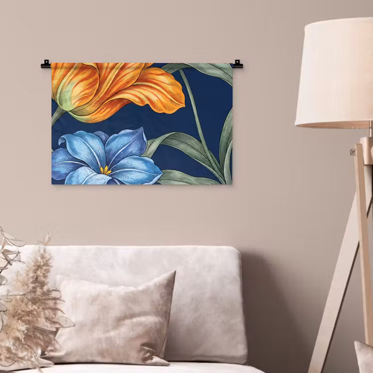 Wandkleed - Bloemen - Botanisch - Patroon — 2