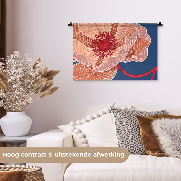 Wandkleed - Bloemen - Modern - Abstract — 4