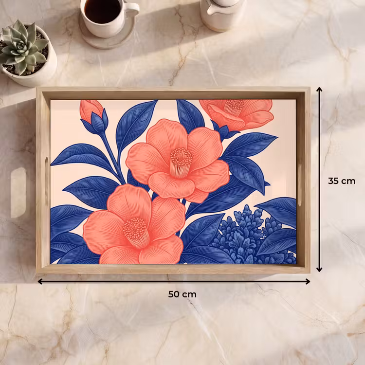 Dienblad - Bloemen - Bladeren - Botanisch — 9