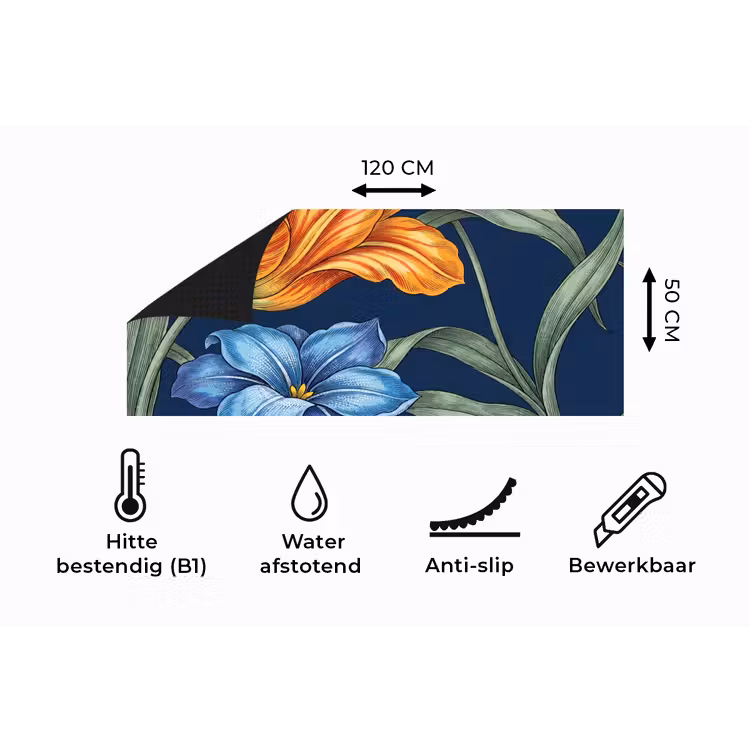 Keukenloper - Bloemen - Botanisch - Patroon — 5