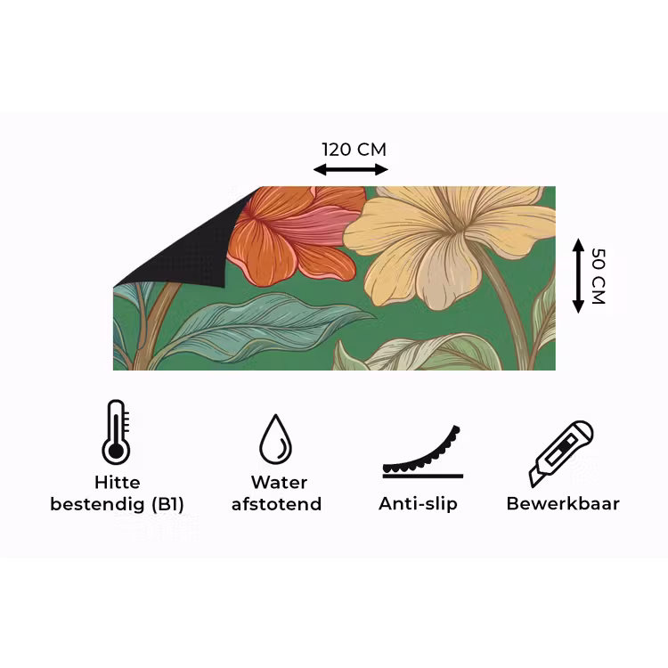 Keukenloper - Bloemen - Groen - Illustratie — 5