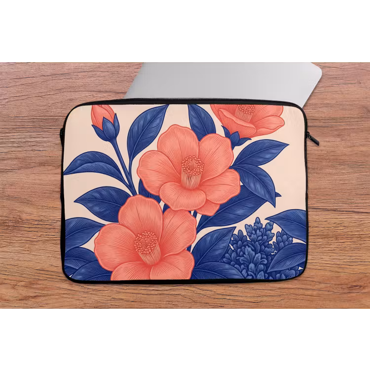 Laptophoes - Bloemen - Bladeren - Botanisch — 2