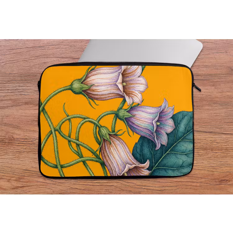 Laptophoes - Bloemen - Botanisch - Geel — 2