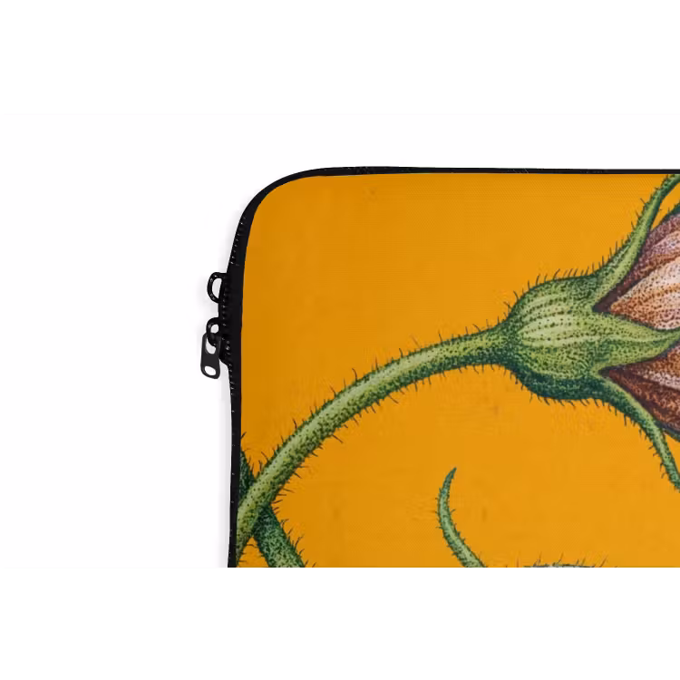 Laptophoes - Bloemen - Botanisch - Geel — 5