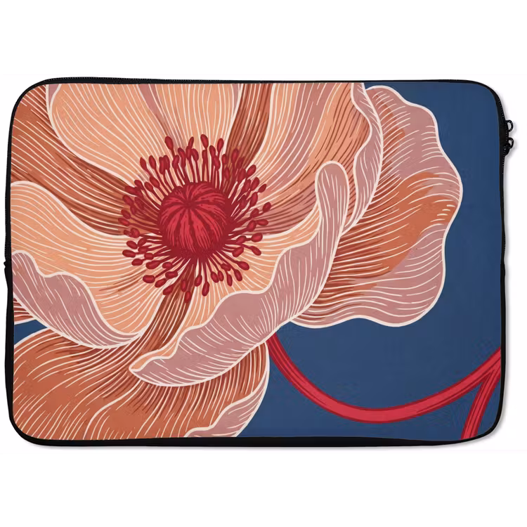 Laptophoes - Bloemen - Modern - Abstract — 1
