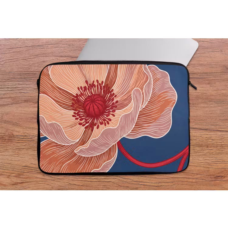 Laptophoes - Bloemen - Modern - Abstract — 2