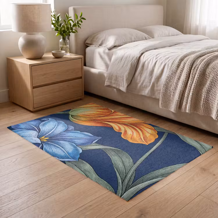 Vloerkleed - Bloemen - Botanisch - Patroon — 5