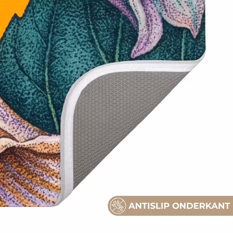 Wc Mat - Bloemen - Botanisch - Geel — 4