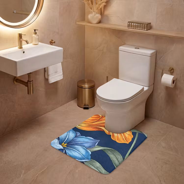 Wc Mat - Bloemen - Botanisch - Patroon — 3
