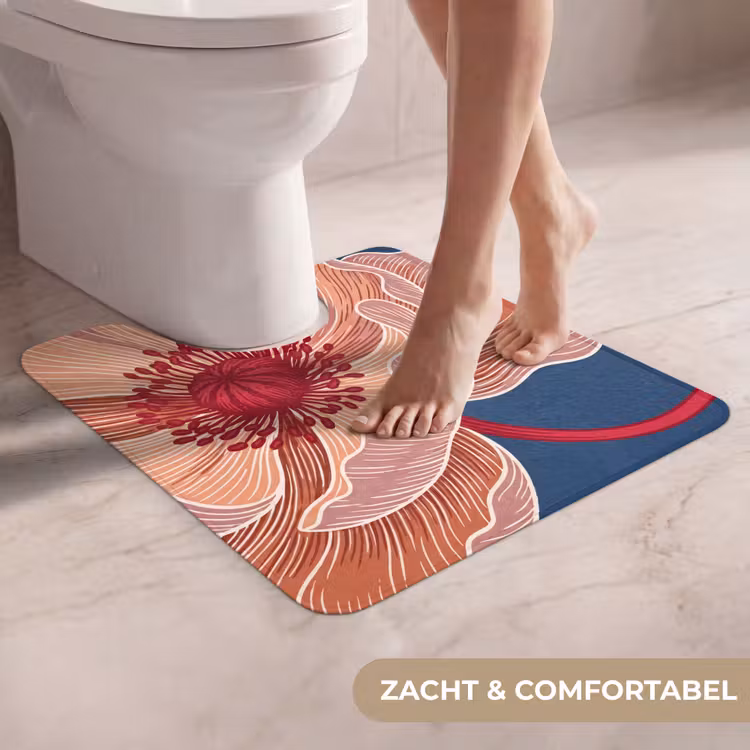 Wc Mat - Bloemen - Modern - Abstract — 5