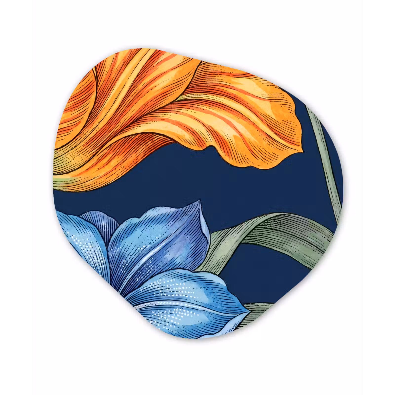 Organische schilderij - Aluminium - Bloemen - Botanisch - Patroon — 1