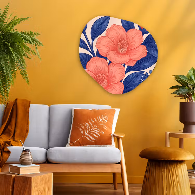 Organische schilderij - Aluminium - Bloemen - Bladeren - Botanisch — 3