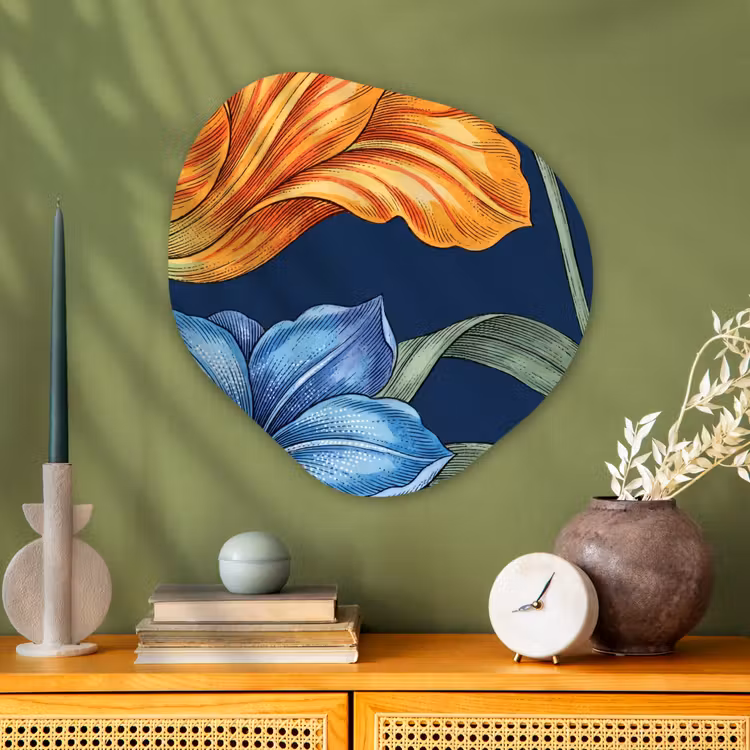 Organische schilderij - Aluminium - Bloemen - Botanisch - Patroon — 2