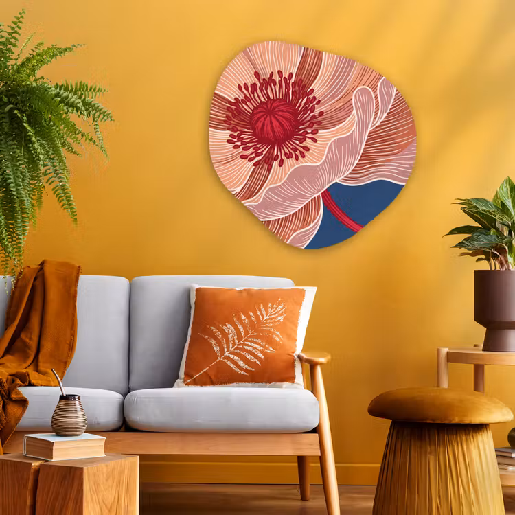 Organische schilderij - Aluminium - Bloemen - Modern - Abstract — 3