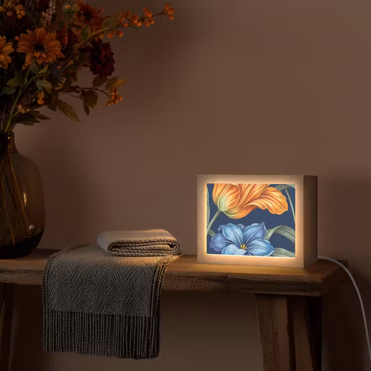 Lightbox - Wandlamp - Bloemen - Botanisch - Patroon — 5
