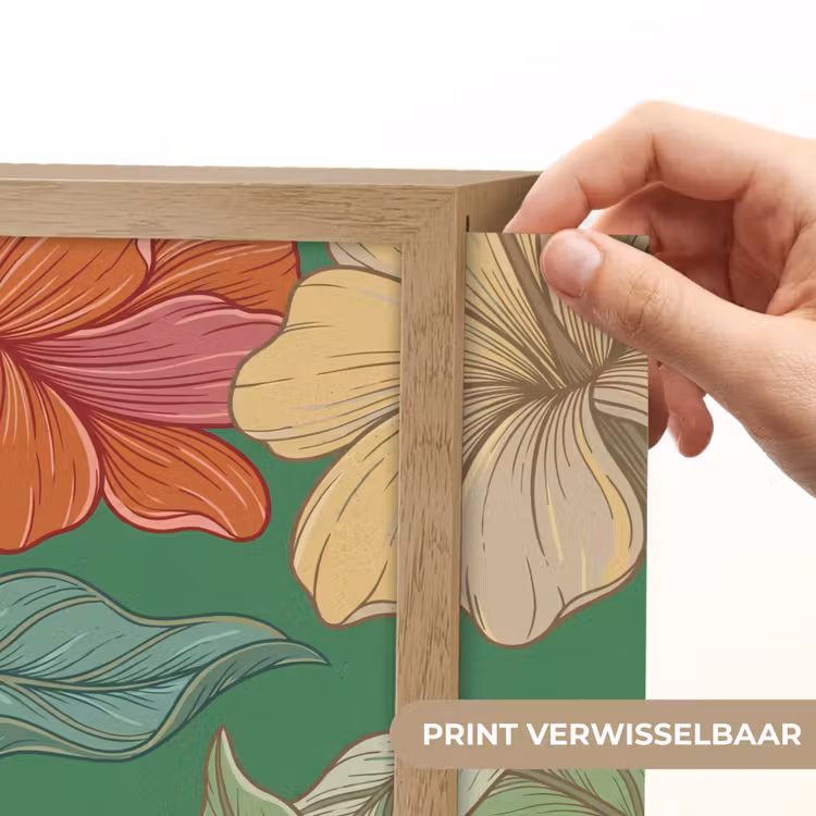 Lightbox - Wandlamp - Bloemen - Groen - Illustratie — 6