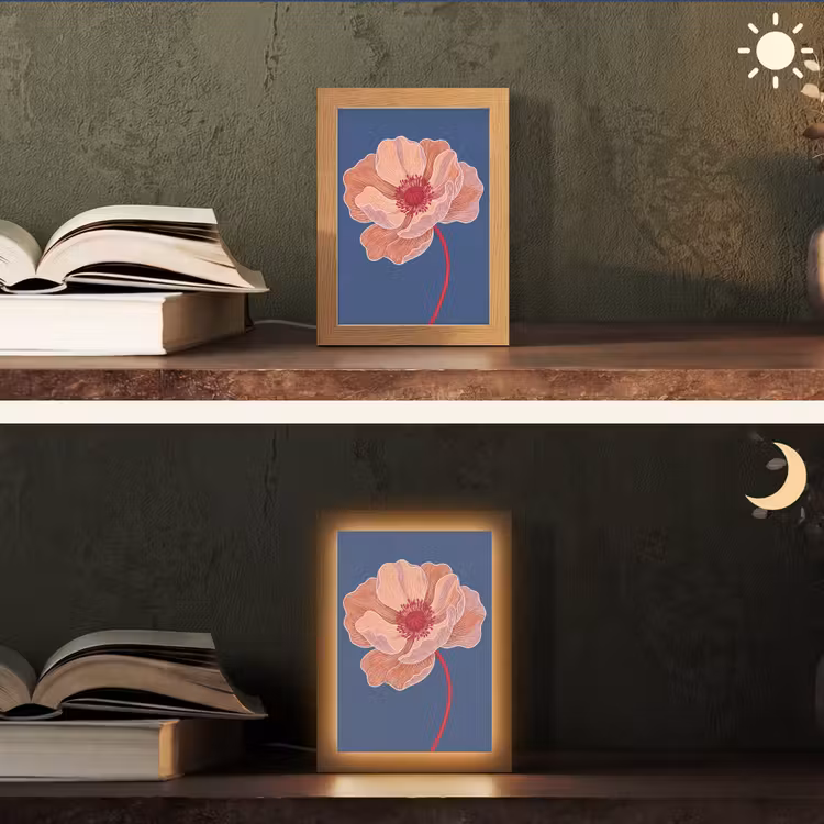 Tafellamp - Bloemen - Modern - Abstract — 5