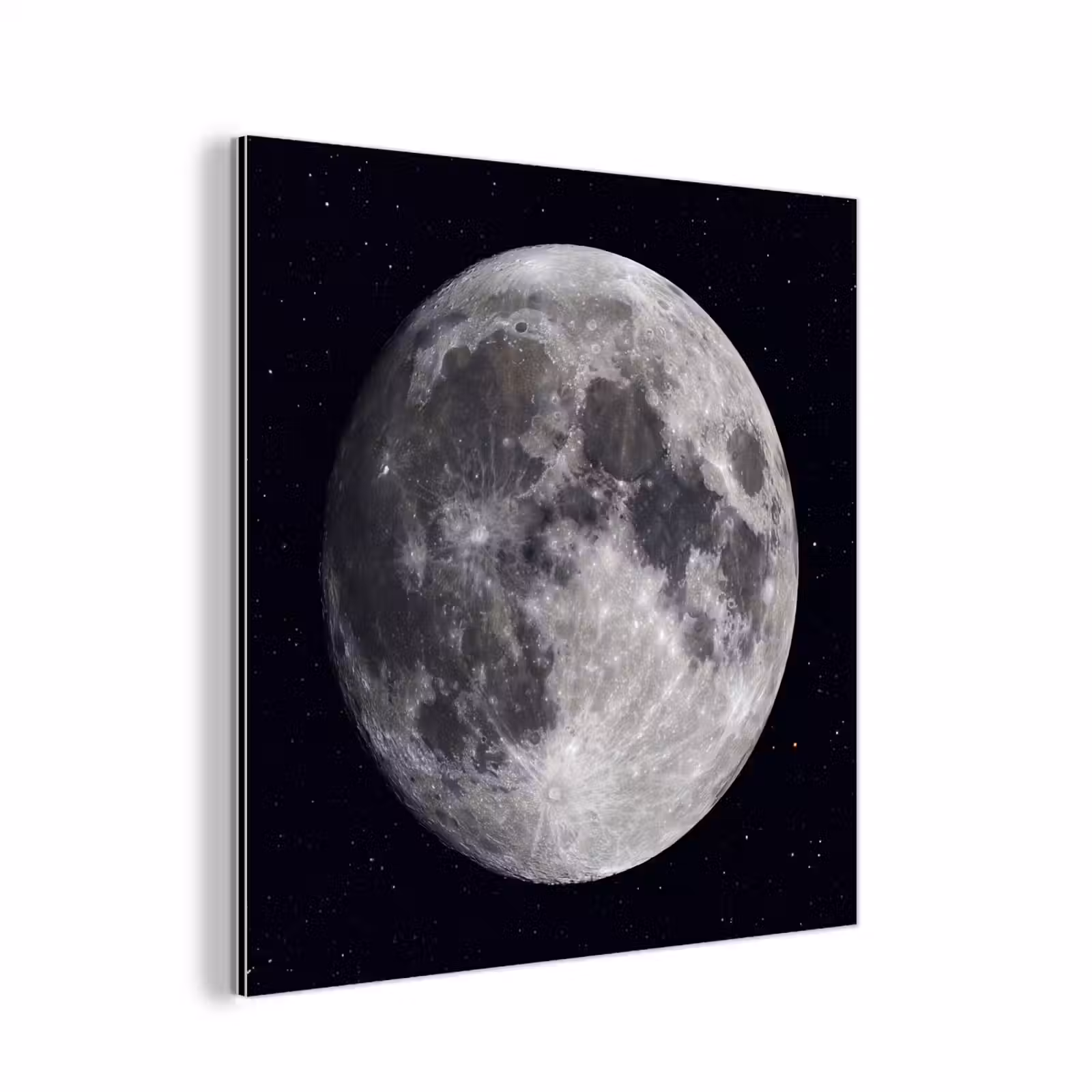 Aluminium schilderij - Maan - Sterren - Ruimte — 1