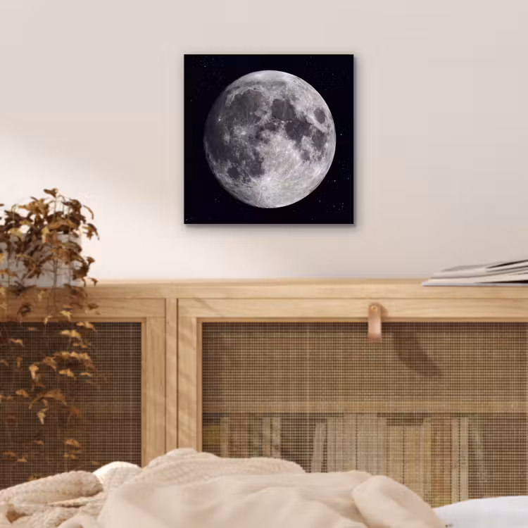 Aluminium schilderij - Maan - Sterren - Ruimte — 4