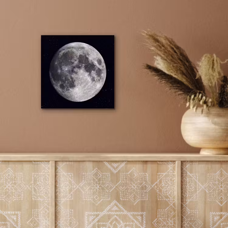 Aluminium schilderij - Maan - Sterren - Ruimte — 5
