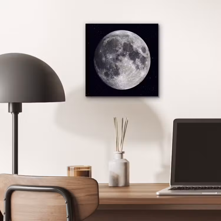 Aluminium schilderij - Maan - Sterren - Ruimte — 6