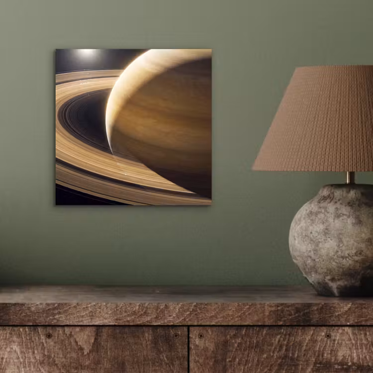 Aluminium schilderij - Planeet - Ringen - Ruimte — 3