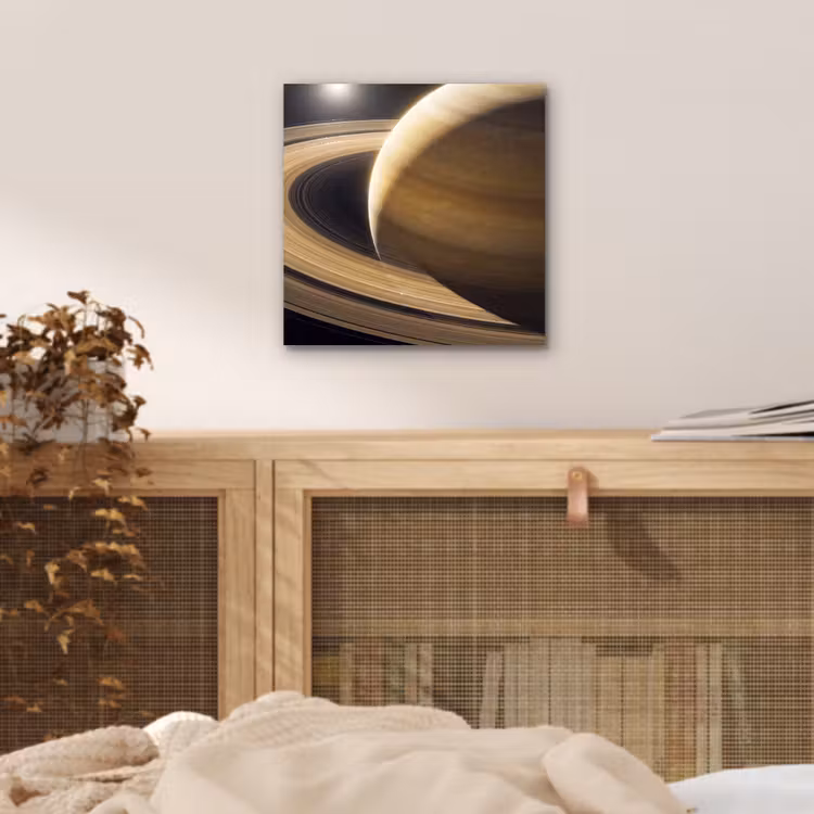 Aluminium schilderij - Planeet - Ringen - Ruimte — 4