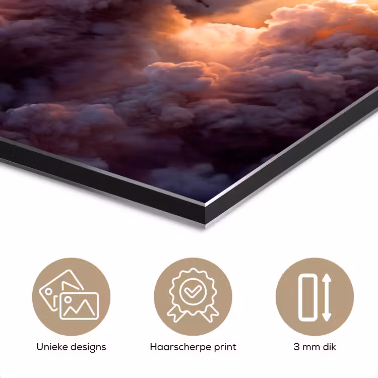 Aluminium schilderij - Ruimtevaartuig - Lancering - Sterren — 7