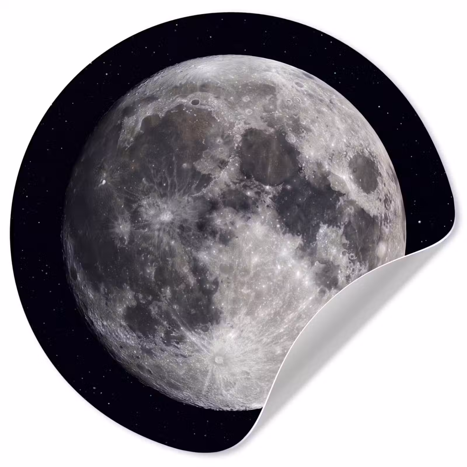Behangcirkel - Maan - Sterren - Ruimte — 1