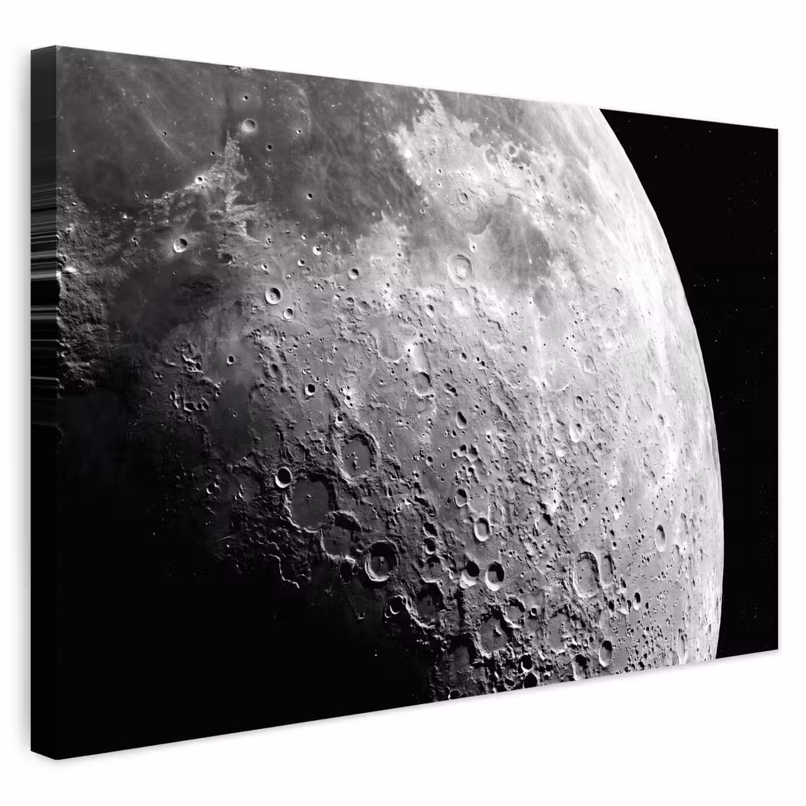 Buiten canvas - Maan - Kraters - Ruimte — 1