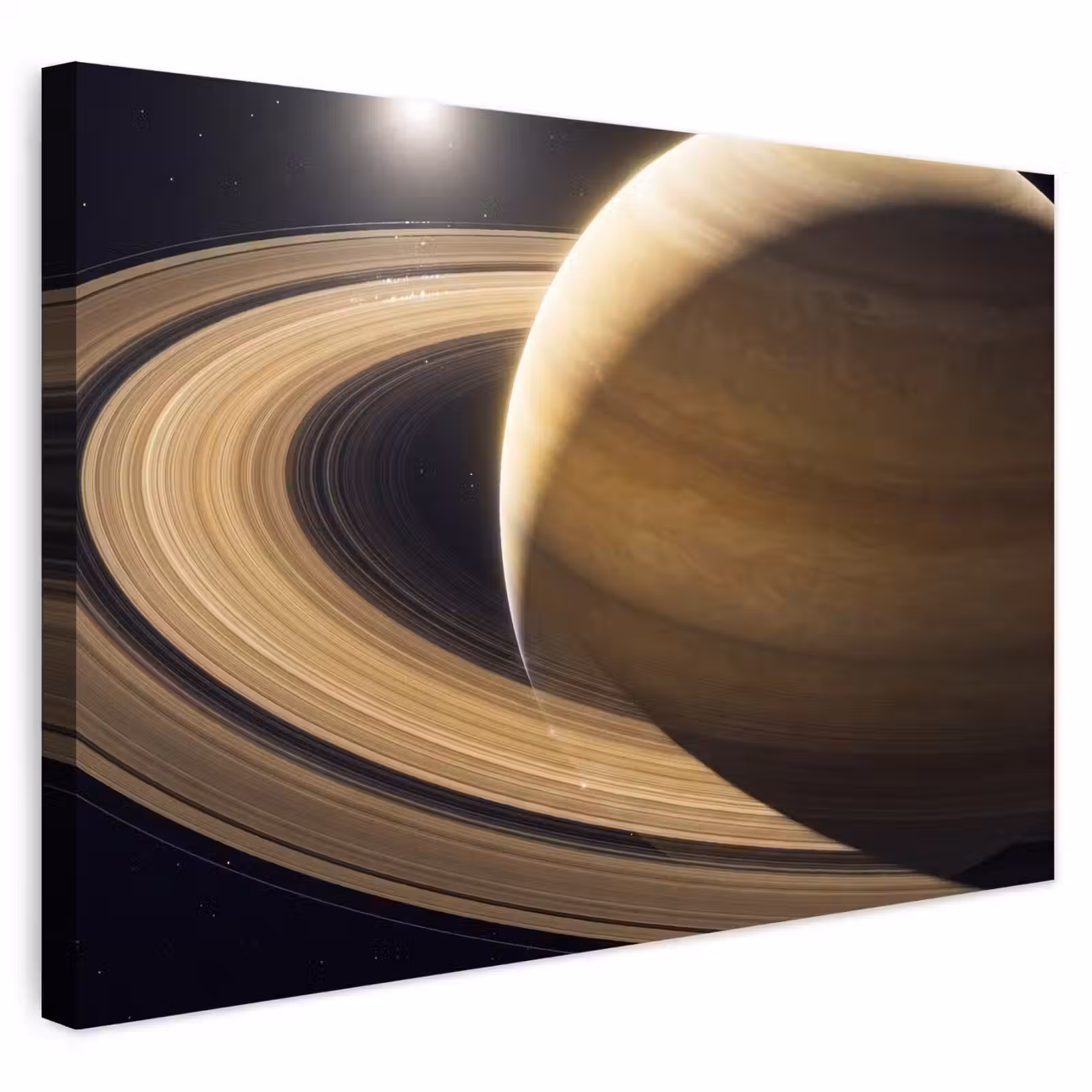 Buiten canvas - Planeet - Ringen - Ruimte — 1