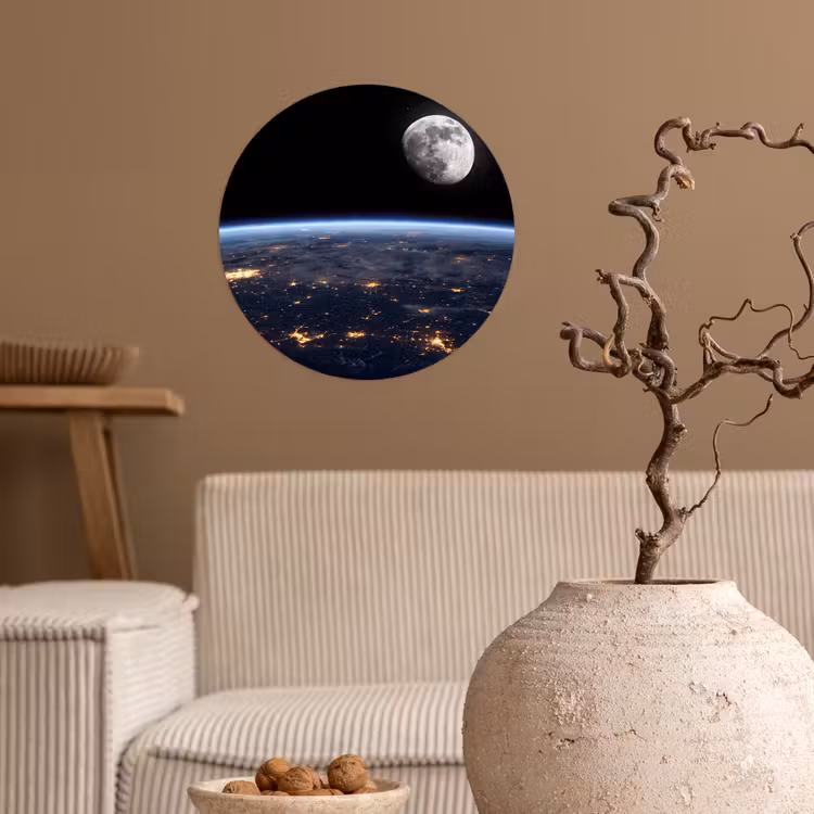 Behangcirkel - Aarde - Nacht - Ruimte — 2