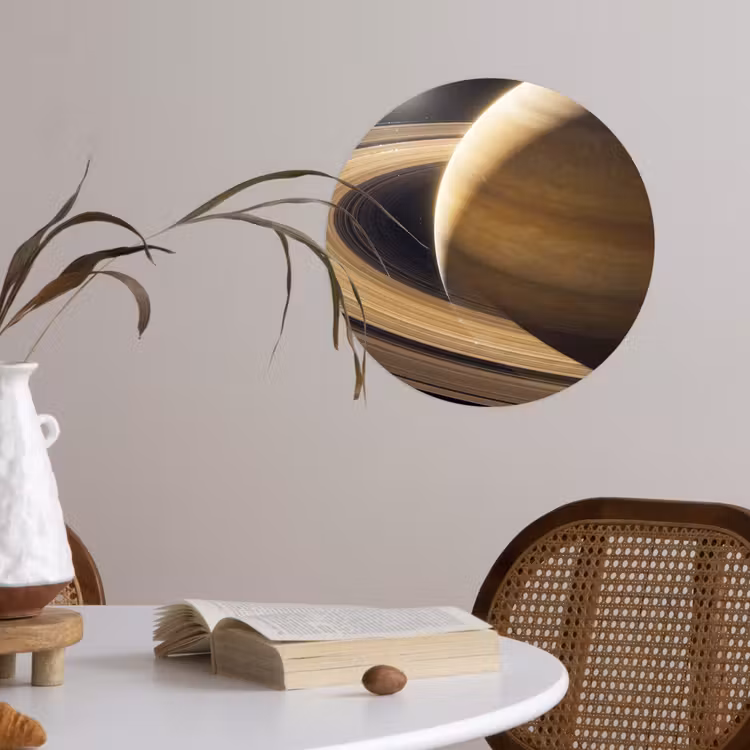 Behangcirkel - Planeet - Ringen - Ruimte — 4