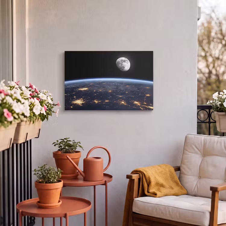Buiten canvas - Aarde - Nacht - Ruimte — 3