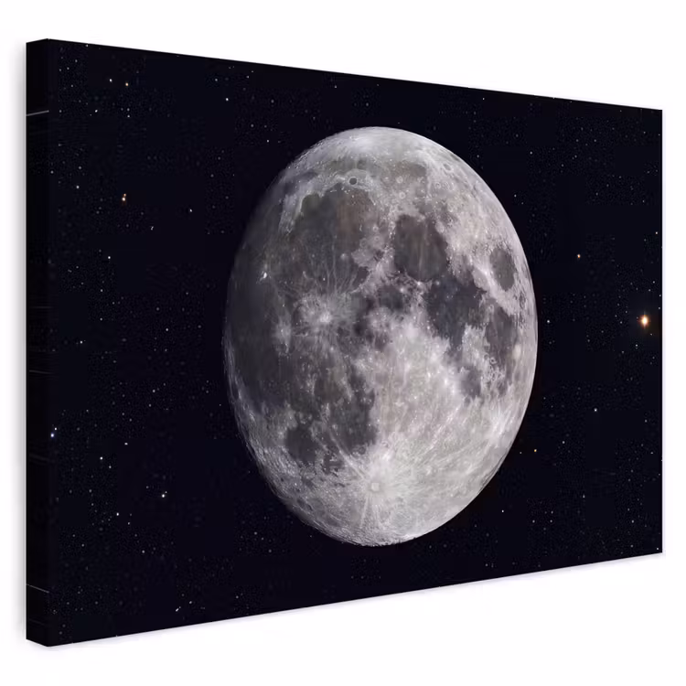 Buiten canvas - Maan - Sterren - Ruimte — 1
