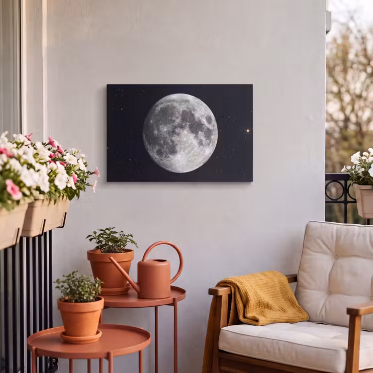 Buiten canvas - Maan - Sterren - Ruimte — 3