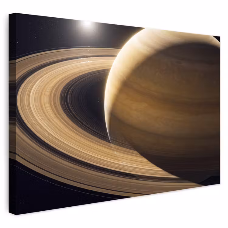 Buiten canvas - Planeet - Ringen - Ruimte — 1